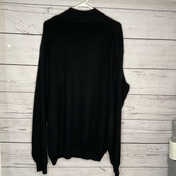 Vintage St Croix Sweater Mens Size 2XLT Knit 1/4 Zip Pullover Cotton Microfiber - Picture 10 of 10